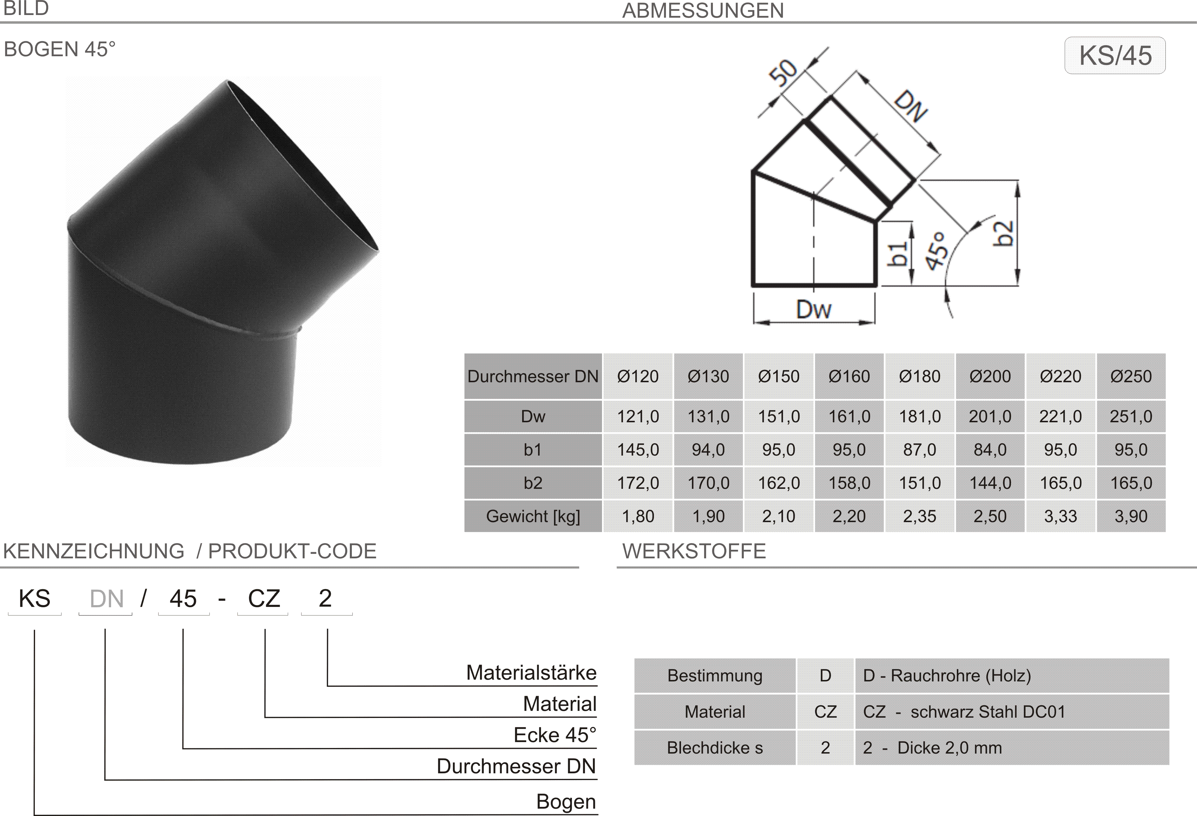 Produkt Beschreibung SPK-KS45